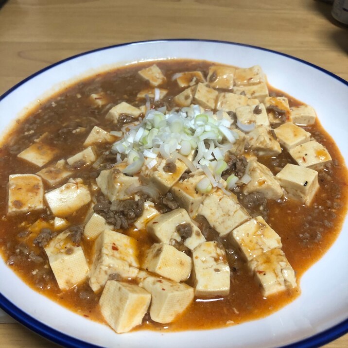 単身赴任でも作れるピリ辛麻婆豆腐